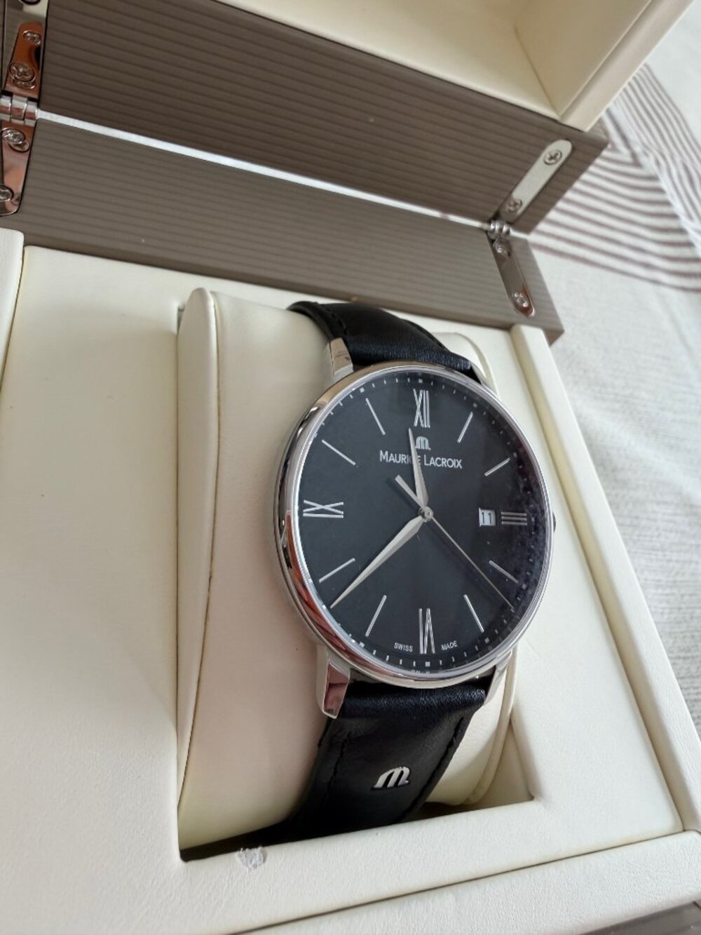 Maurice Lacroix Men’s Watch Eliros Date Black Dial